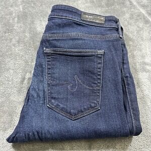AG Adriano Goldschmied Prima Jeans Womens 28R‎ Blue Excellent Mid Rise Cigarette